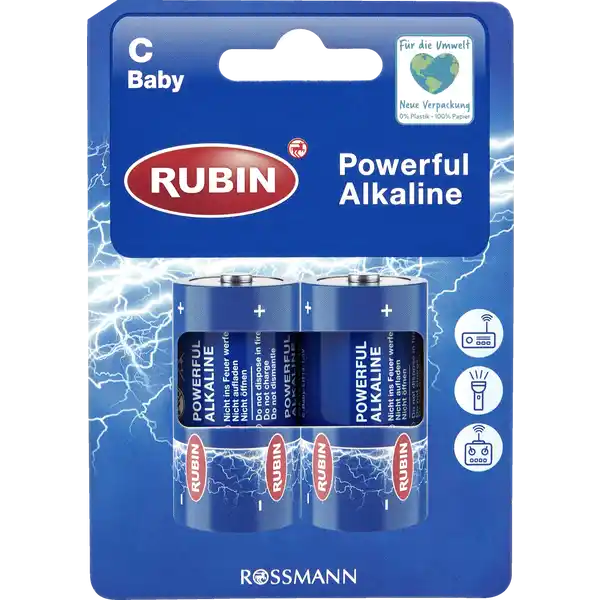 Powerful Alkaline Batterie C