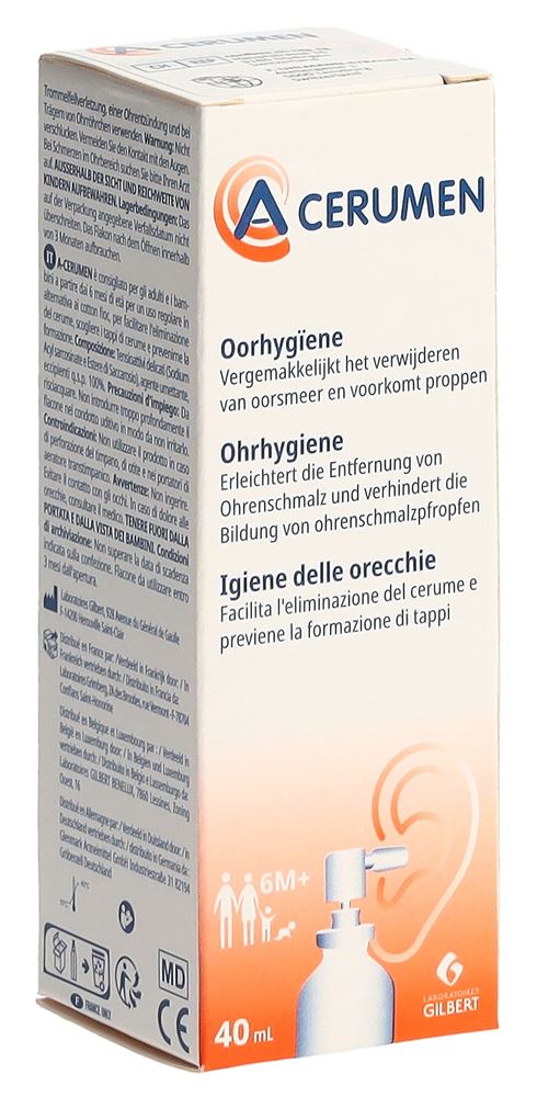 A-CERUMEN Ohrenreinigungsspray Spray Spr 40 ml