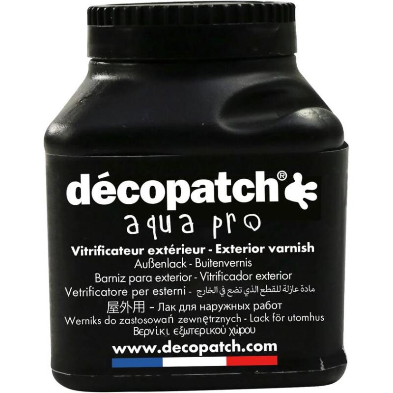 Vitrificateur extérieur 180ml multilangues - Noir