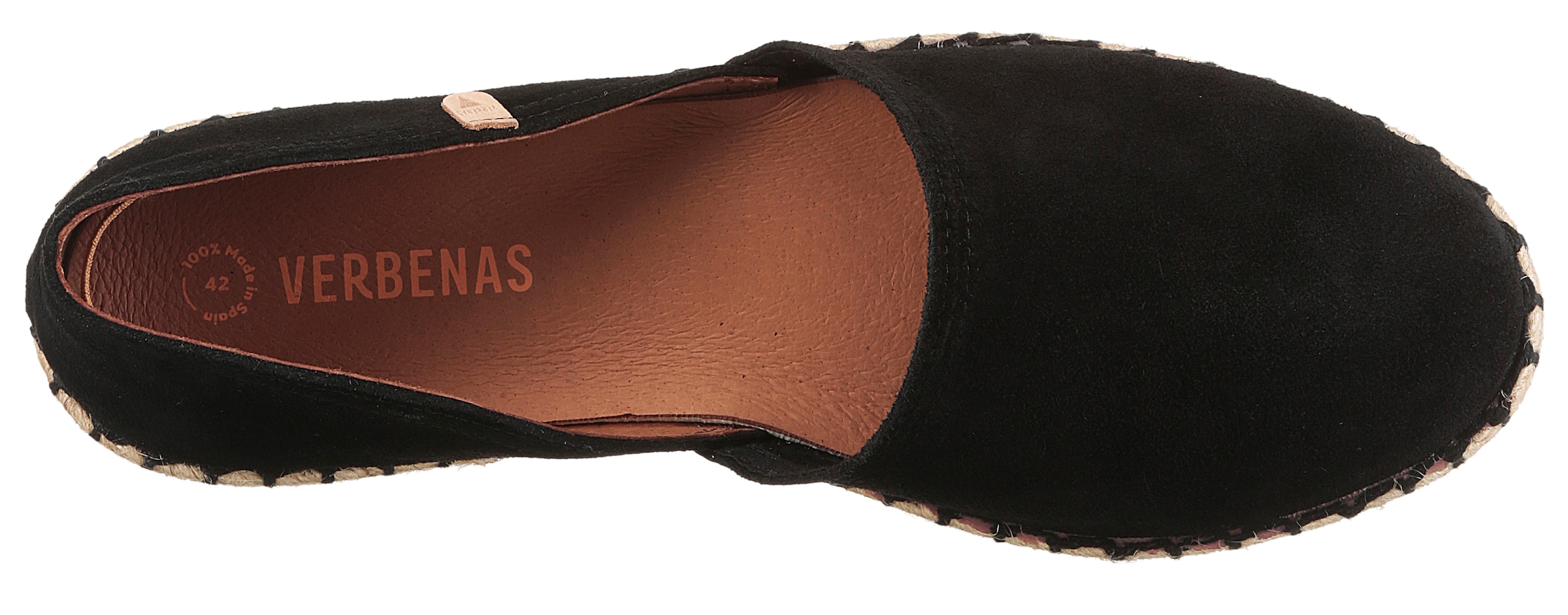 VERBENAS Espadrille »CARMEN SERRAJE«  , Schlupfschuh, Sommerschuh, Loafer mit typischem Jute-Rahmen