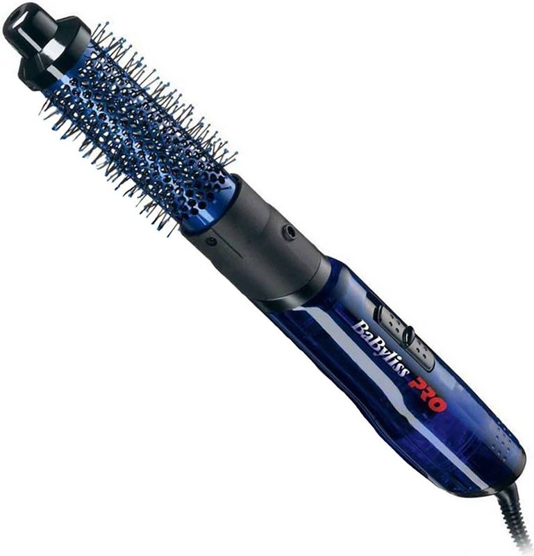 Babyliss PRO Warme Lucht Borstel Blue Lightning Zwart 700W