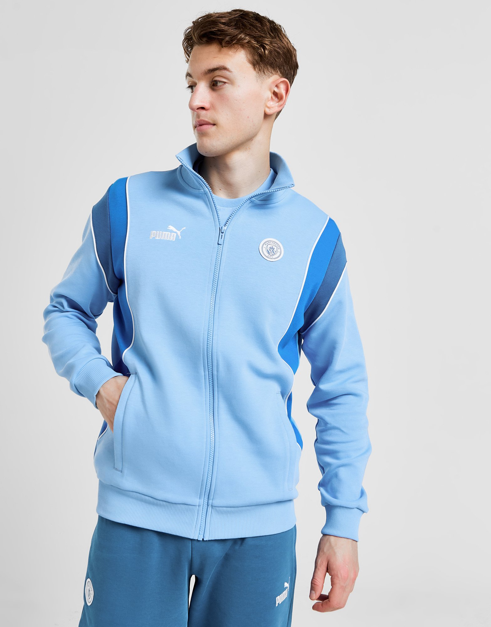 Puma Haut de survêtement Manchester City FC Archive Homme