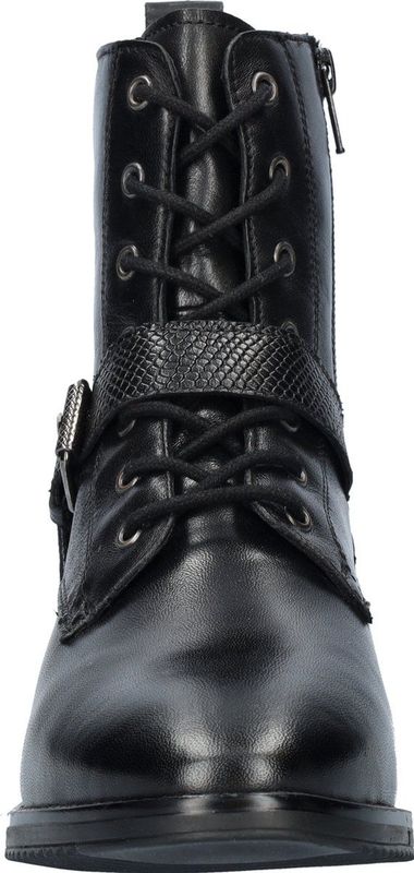 Cafe Moda dames veterboot - Zwart