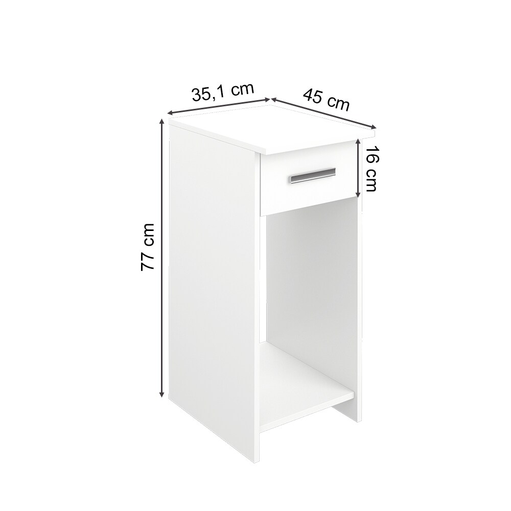 Vicco PC-Schrank Beistellschrank Schrank für Computertisch Odin Eckschreibtisch