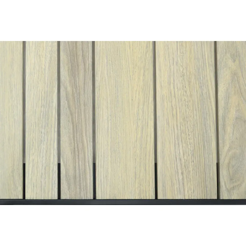 VDG Nola tuintafel 210x90 cm. - Antraciet/Houtlook
