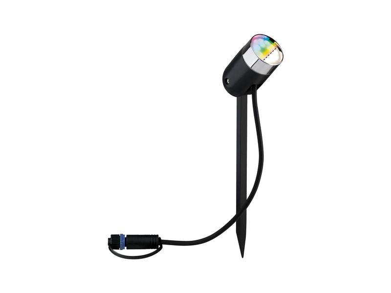 Paulmann Gartenleuchte Plug & Shine Pike 40° RGBW Basis, Zi Starterset für das steuerbare Plug & Shine System