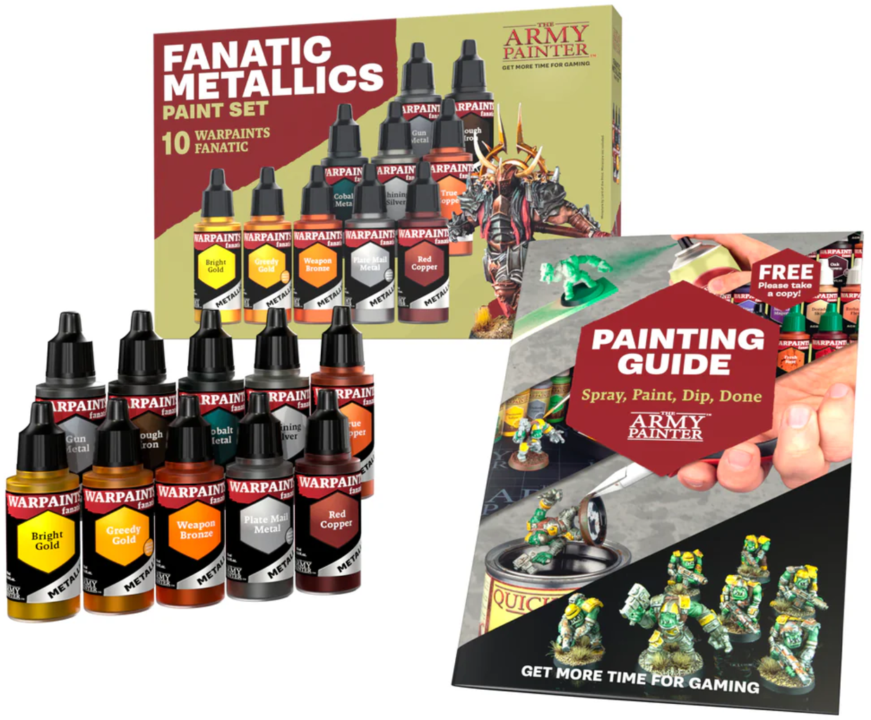 The Army Painter  Warpaints Fanatic: Metallics Set    Dein Toolkit für schimmernde Details