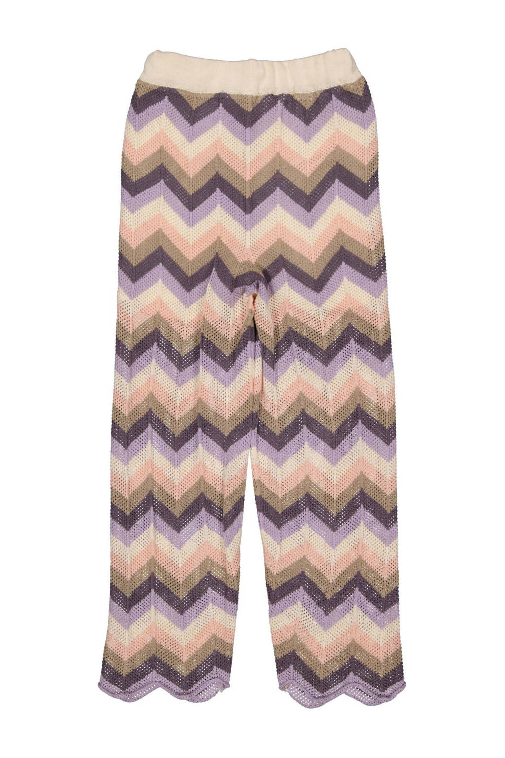 LEVV regular fit broek KYRA met all over print multicolor