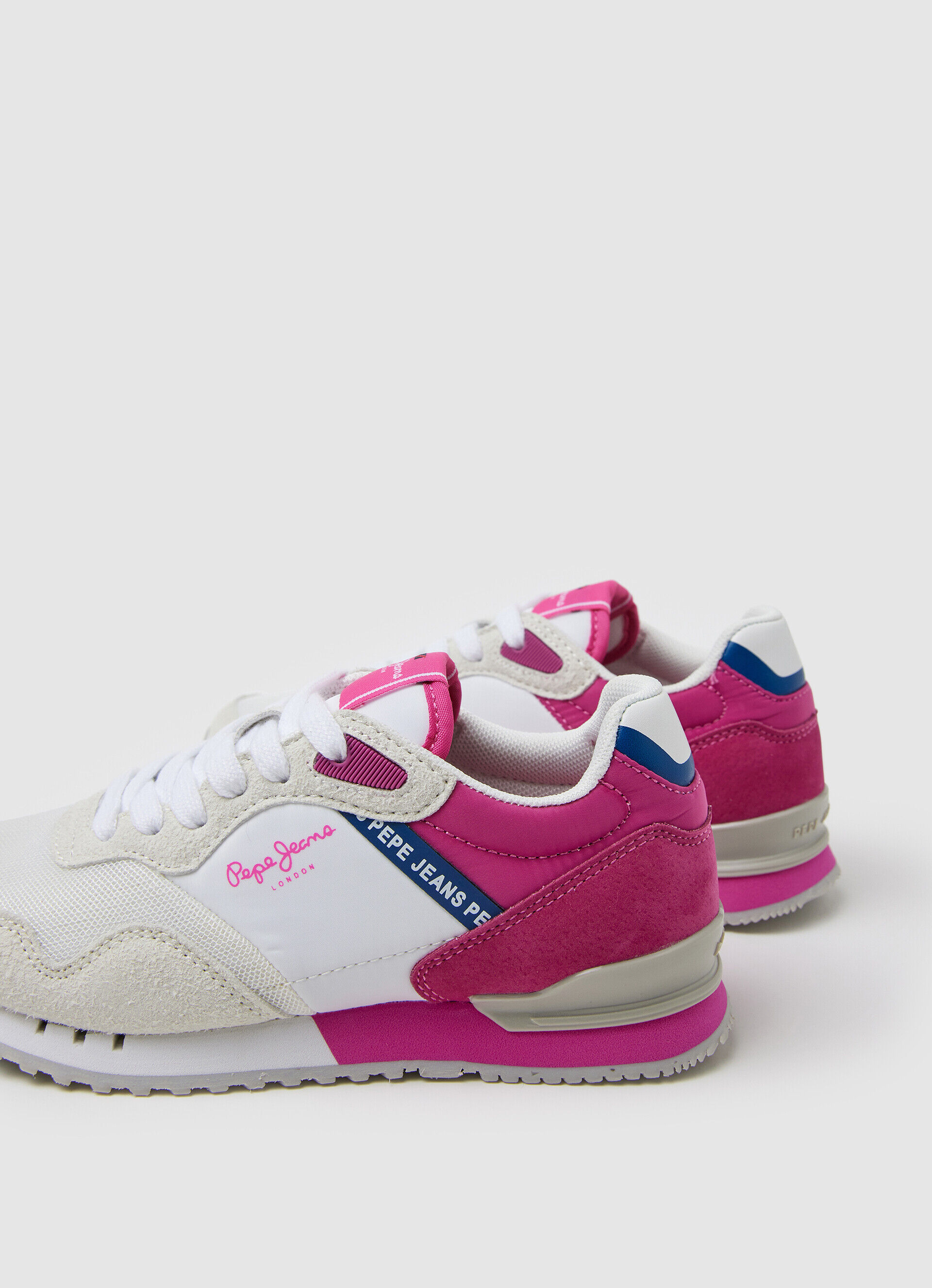 Tênis de corrida básico London - branco