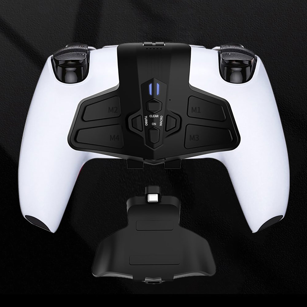 Sony Playstation PS5 Controller Paddles Rücktasten Ansatzstück Erweiterung mit Turbofunktion - Weiss