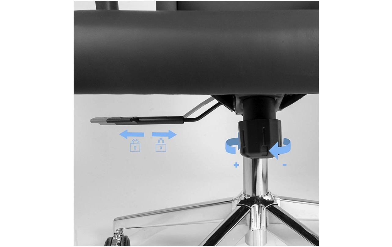 Bürostuhl ComfortPro Schwarz<br>Drehbarer Stuhl mit Armlehnen