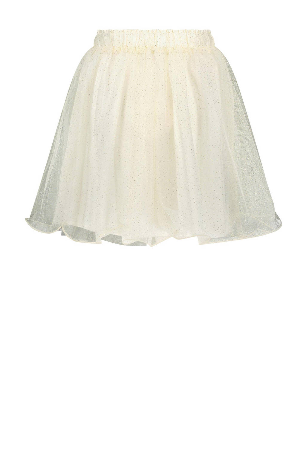 Le Chic rok TREACLE met plooien wit