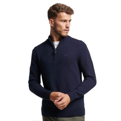 Pull homme Essential Emb Henley SUPERDRY