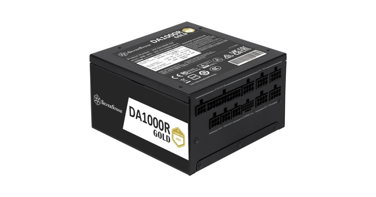 SilverStoneSST-DA1000R-GM modulaire 1000 watt voeding   (Zwart, 6x PCIe)