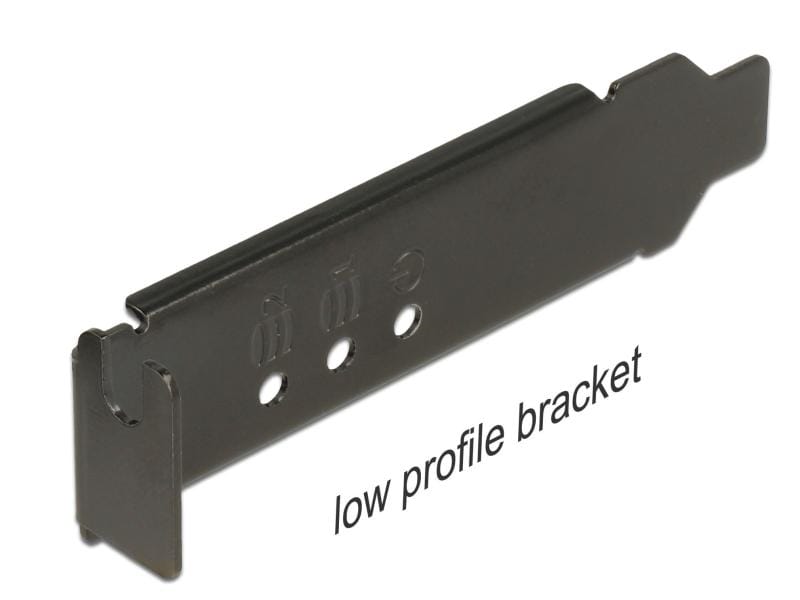 Delock Host Bus Adapter PCI-Ex4 - M.2 1xNVME Key-M, 1xSATA Delock PCI Express x4 Karte > 1 x intern M.2 Key B   1 x intern NVMe M.2 Key M – Low Profile Formfaktor