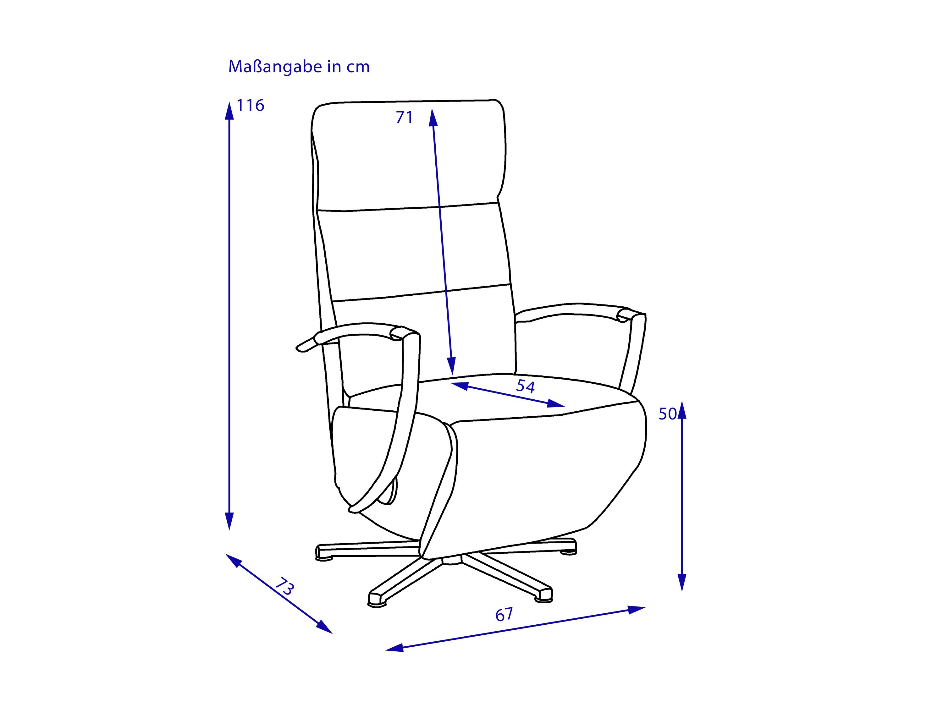 Relaxsessel SIGRUN DIJON S1 = SH\/ST 45\/50cm