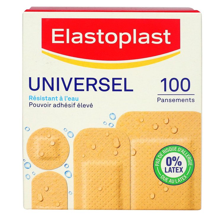 Universel résistants à l'eau 100 pansements