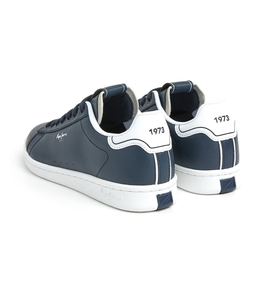 Tênis Pepe Jeans Player Basic M em couro azul marinho