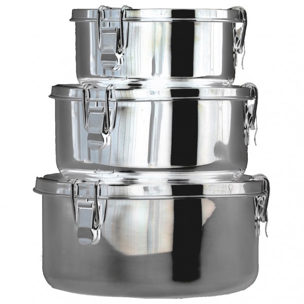 Basic Nature - Boîte alimentaire en inox - Conservation de la nourriture