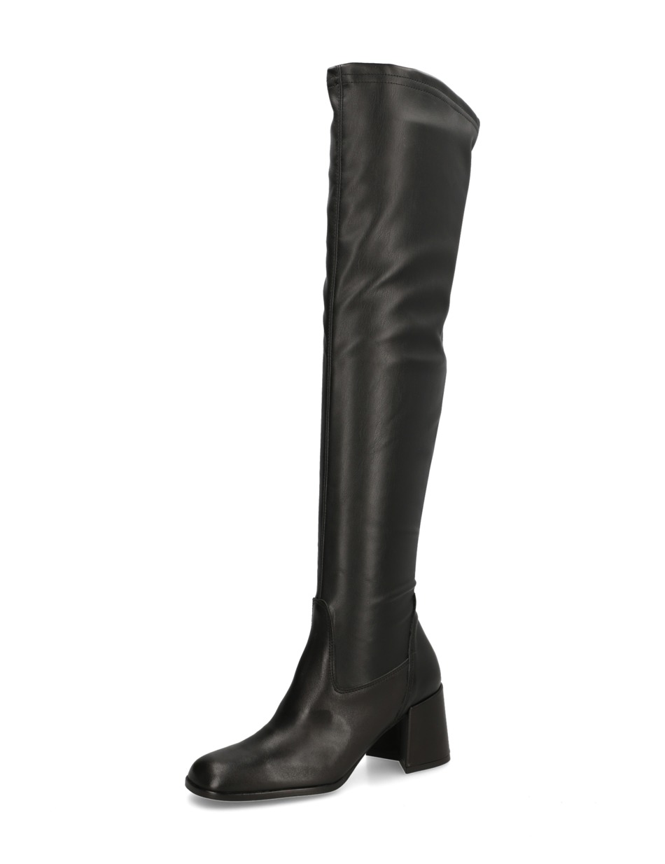 Glattleder Overknee