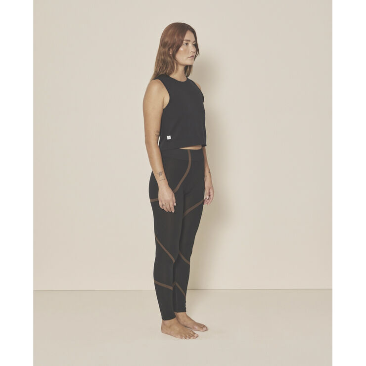 Moonchild Yoga Wear Box Tank Top Black