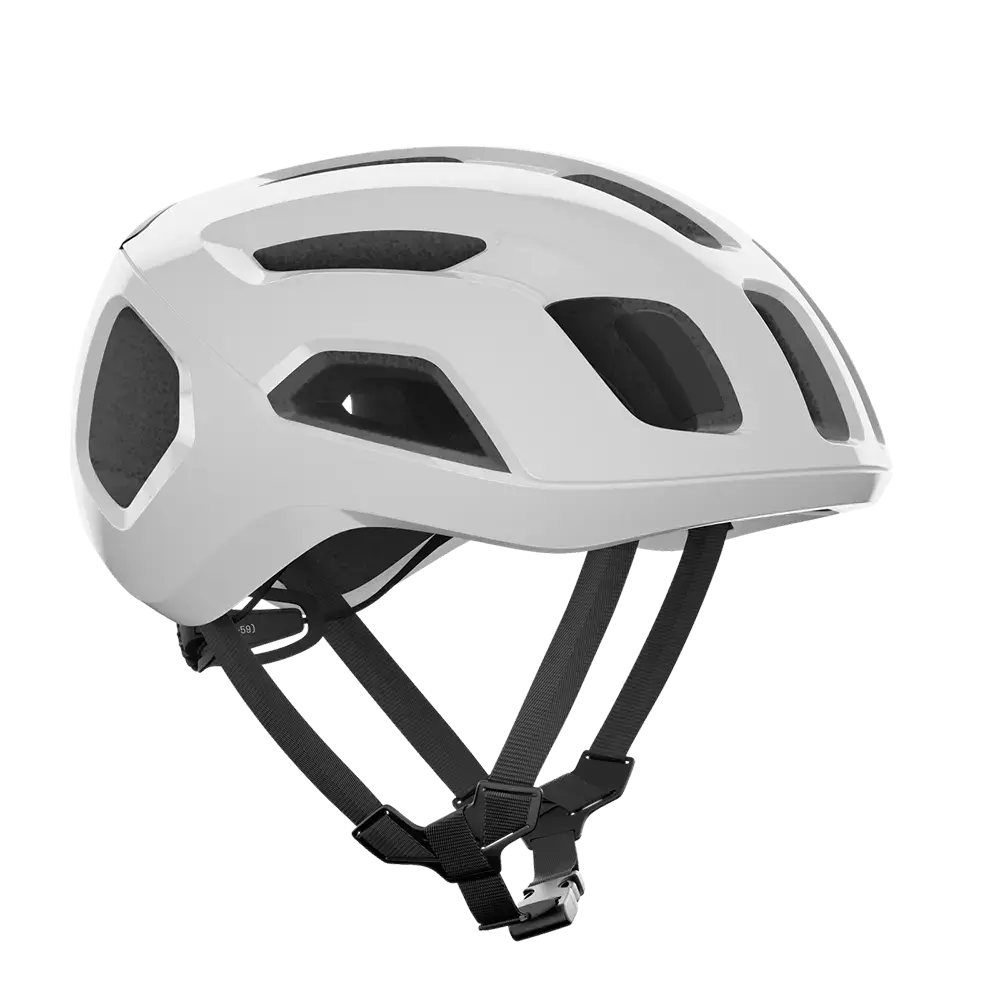 POC Ventral Air MIPS Race Fietshelm Wit/Mat Zwart
