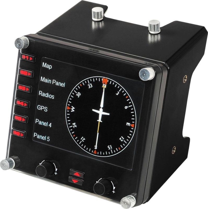 Logitech G Saitek Pro - Flight Instrument Panel - PC - Zwart