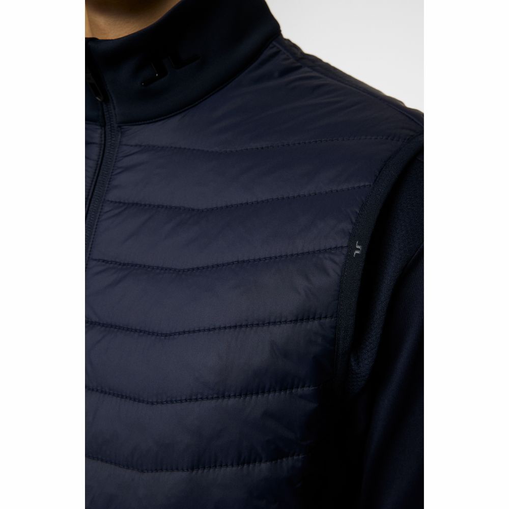 Holden Quilt Hybrid Vest Herre Navy