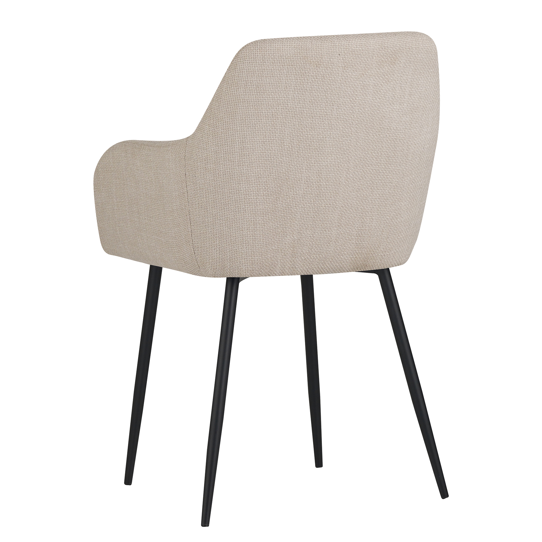 2er-Set Armlehnstuhl - beige - Microfaser