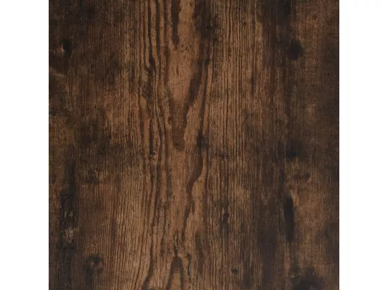 Bureau d'angle chêne fumé 120x140x75 cm bois d'ingénierie