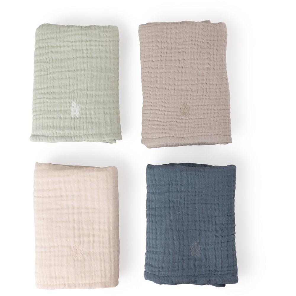 Køb Sebra Rose Pusleunderlag 6-lags 2-Pak Muslin