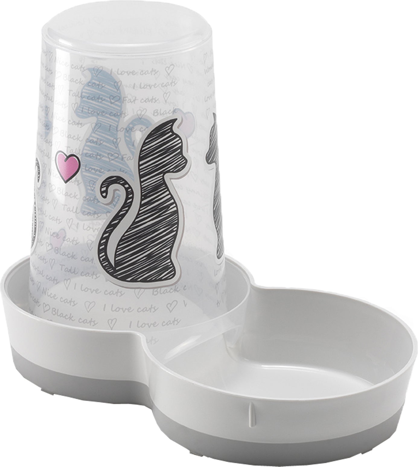 Moderna kattenvoerfontein Cats in Love wit 1,5 L