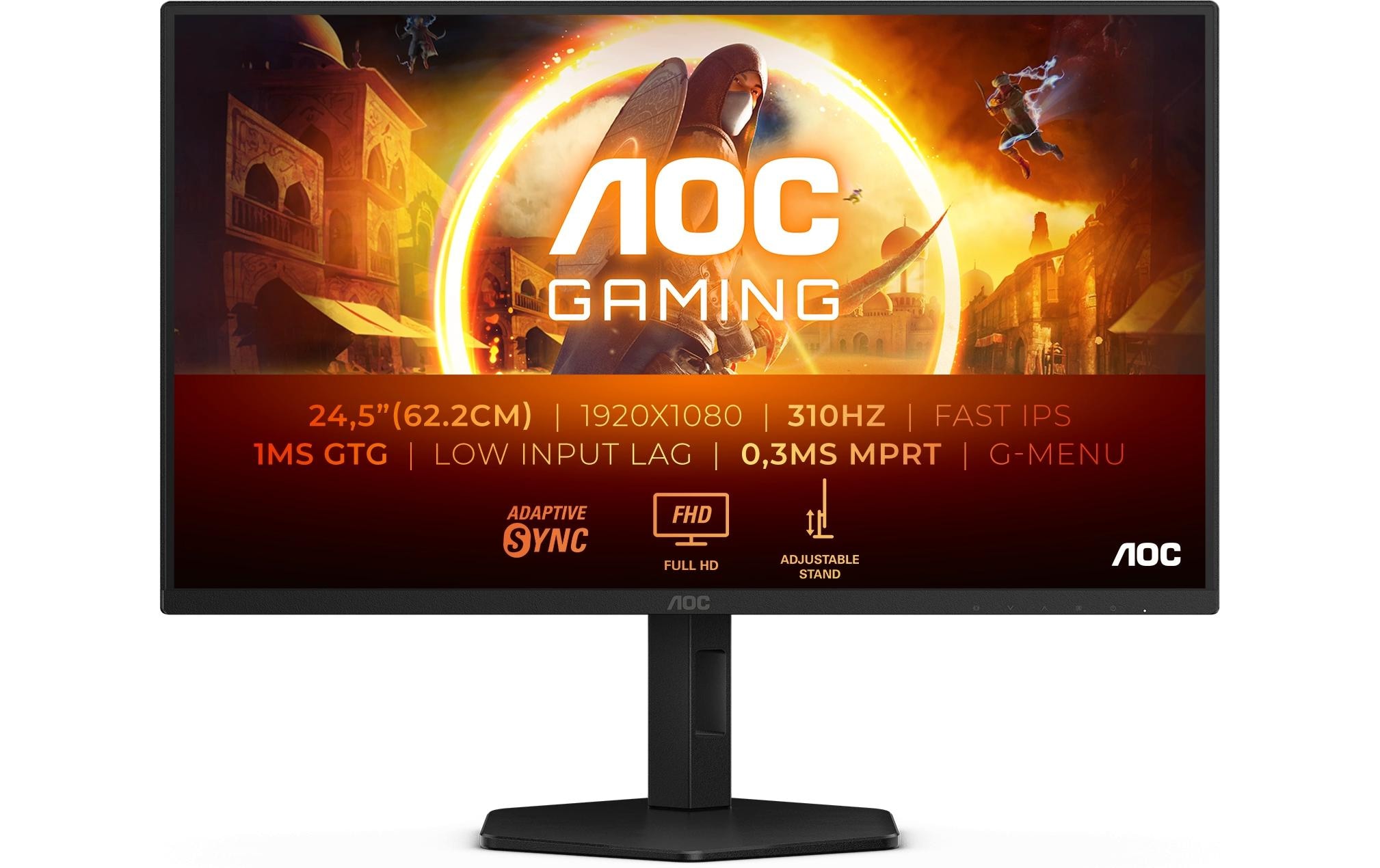 AOC LED-Monitor »25G4SXU« 62,23 cm/24,5 ″  1920 x 1080 px Full HD 310 Hz