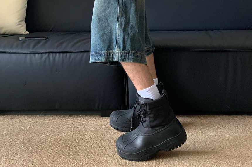 Adotuastic - Mid Rise Washed Denim Shorts