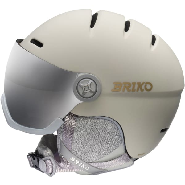 Casque de ski BRIKO BLENDA 2.0 VISOR MATT SWIRL BEIGE/GOLD