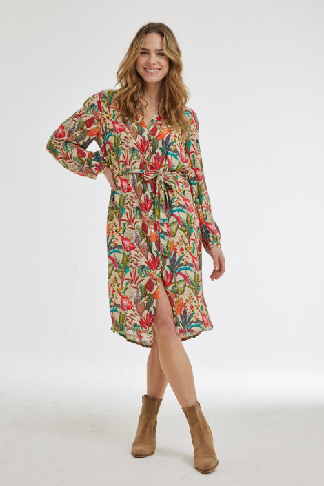 DIDI beige dames jurk