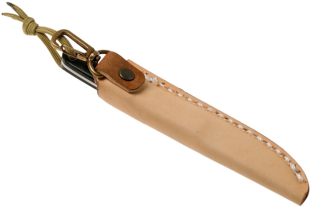Ohta OFB SS 50 Black Canvas Micarta vaststaand mes