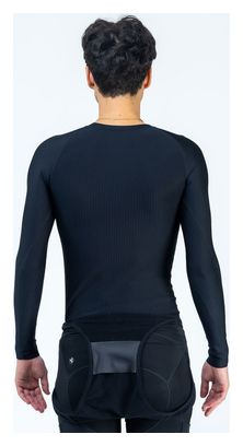 Sous-Maillot thermique Manches Longues Unisexe LeBram Galibier Noir