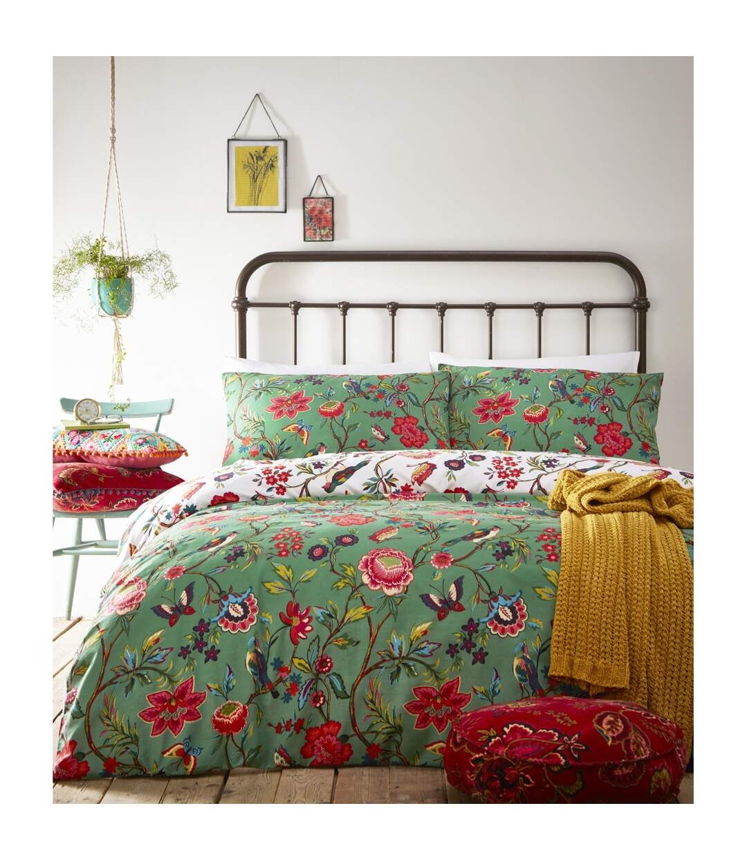 Furn - Parure de lit POMELO (Vert) - UTRV1328