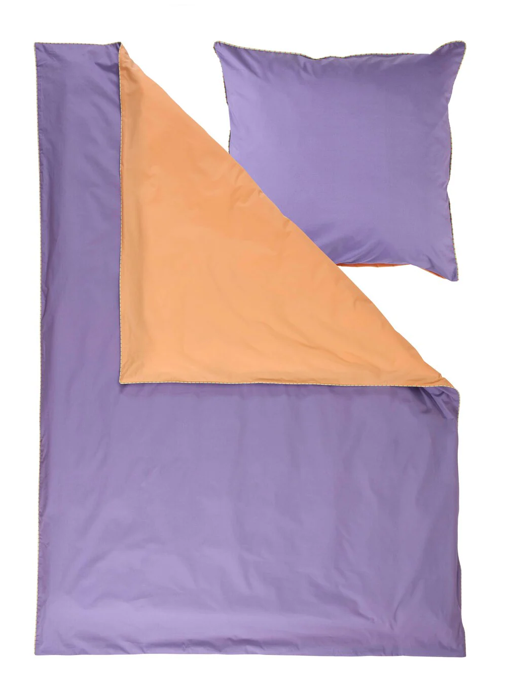 Bahne Interior  Colour Combo Percale sengetøj - Percale Purple/Orange