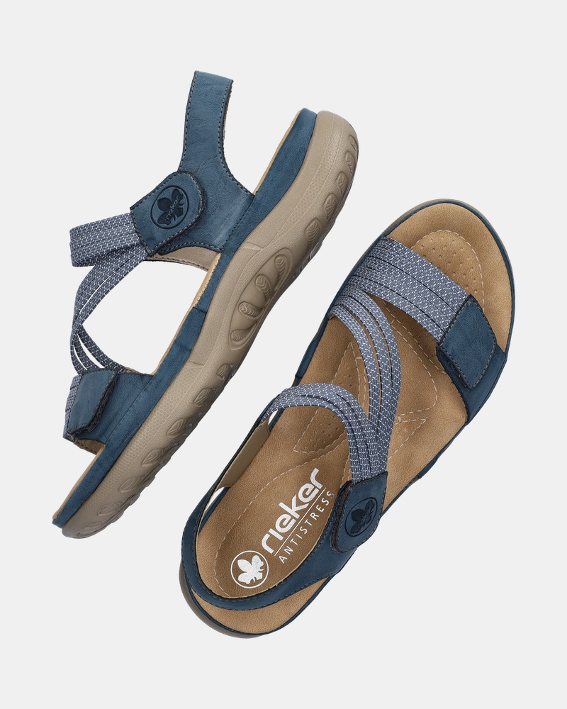 Rieker Sandalen  - blauw