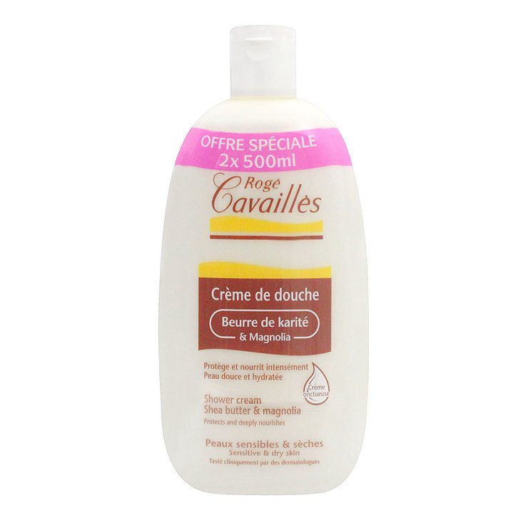 Crème de douche karité magnolia 2x500ml