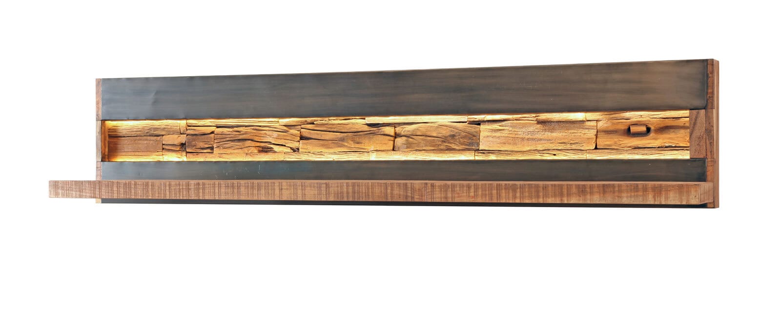 Wandboard Hawk 145 x 30 x 24 cm Akazienholz