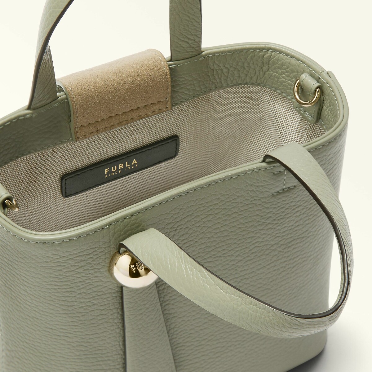 Bolsa de ombro vertical em couro FURLA SFERA