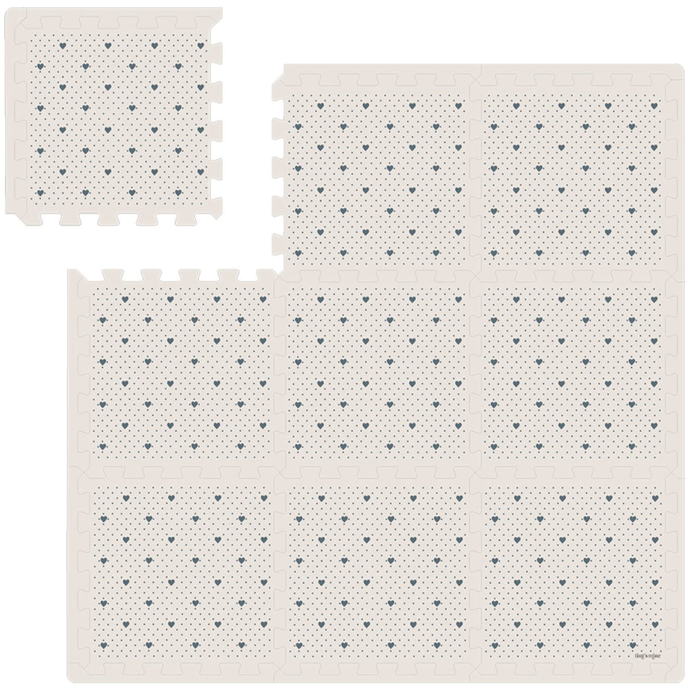 Køb That's Mine Lots of love sky Alva foam play mat square