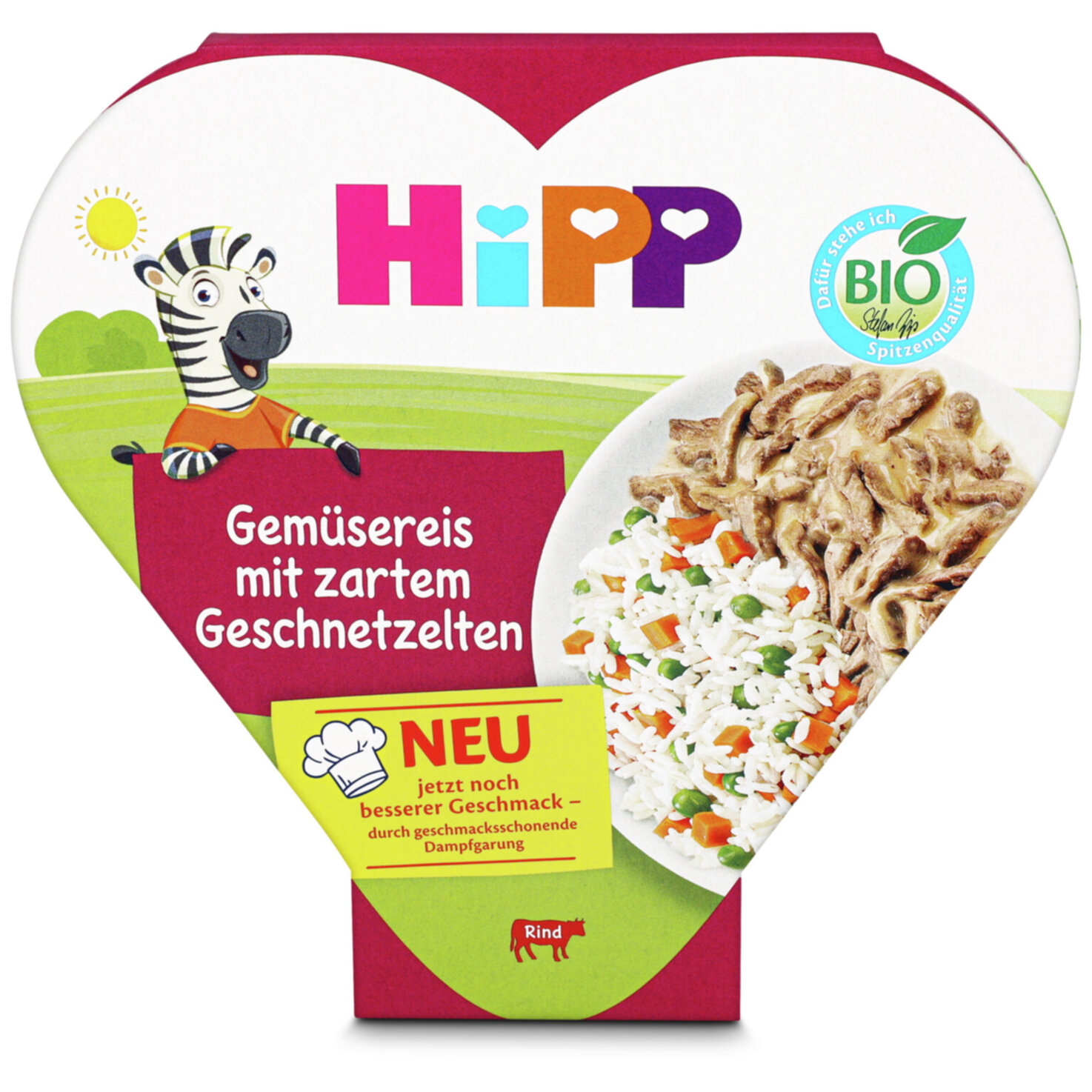 Hipp Gemüsereis mit Geschnetzeltem 12+ Monate