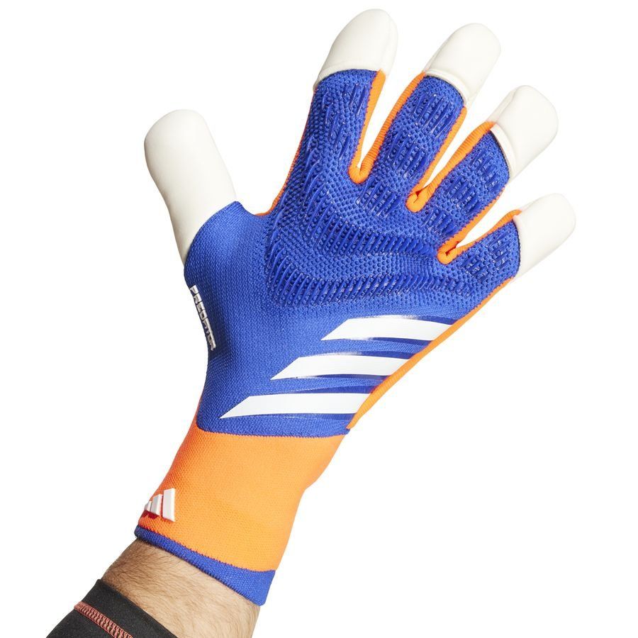 adidas Gants de Gardien Predator Pro Hybrid Advancement - Bleu/Rouge/Blanc