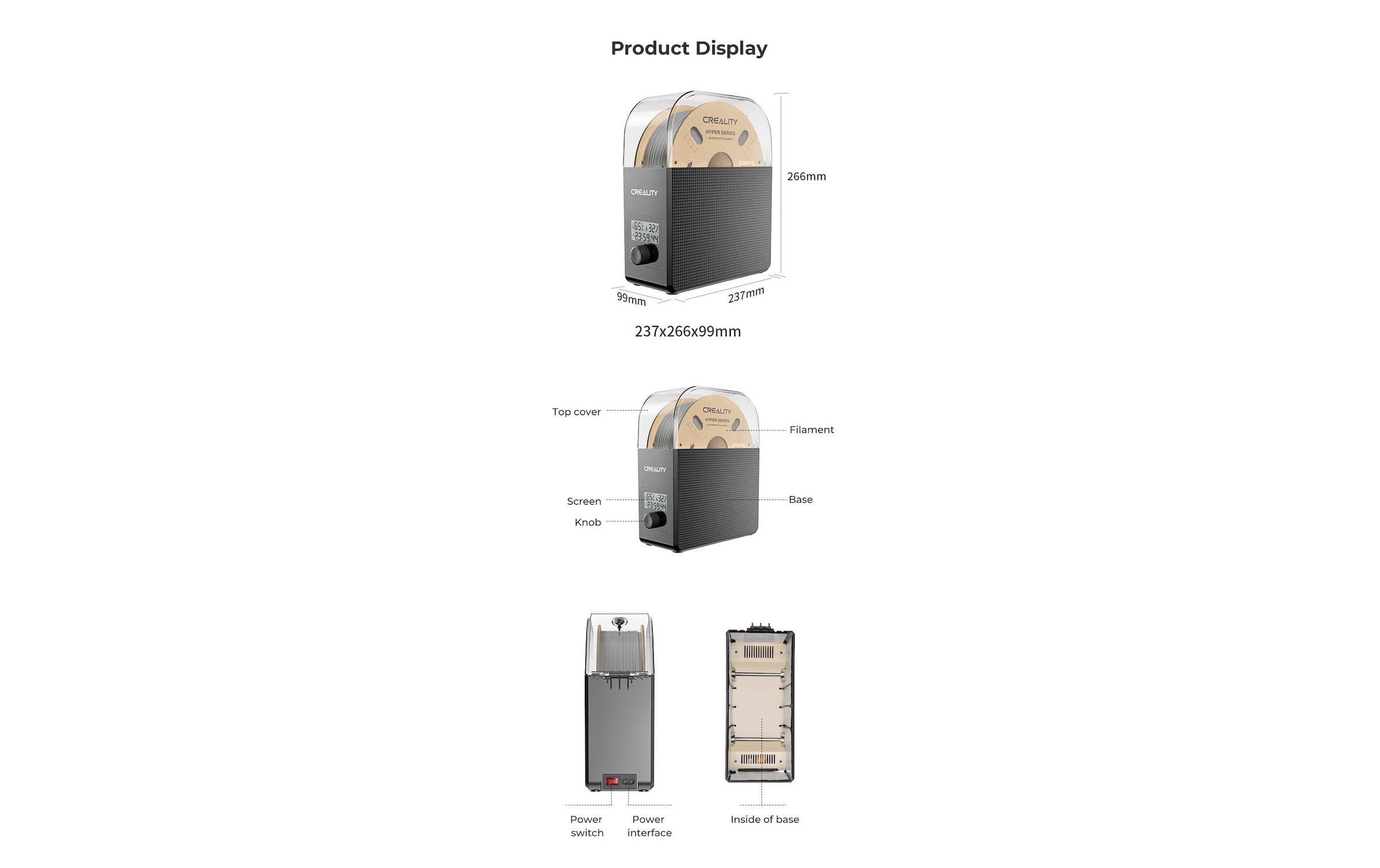 Creality Druckertrommel »Trockenbox 2«