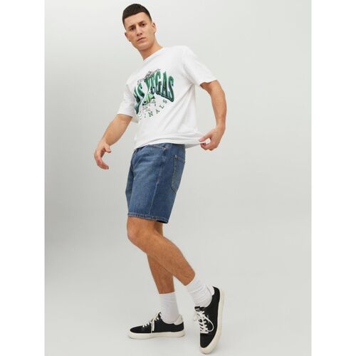 Jack & Jones - 12223609 CHRISH SHORT-BLUE DENIM Azul