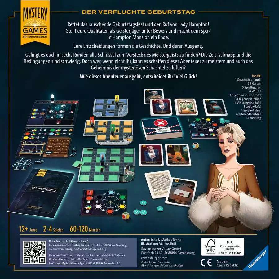 Ravensburger Mystery Games – Der verfluchte Geburtstag bunt